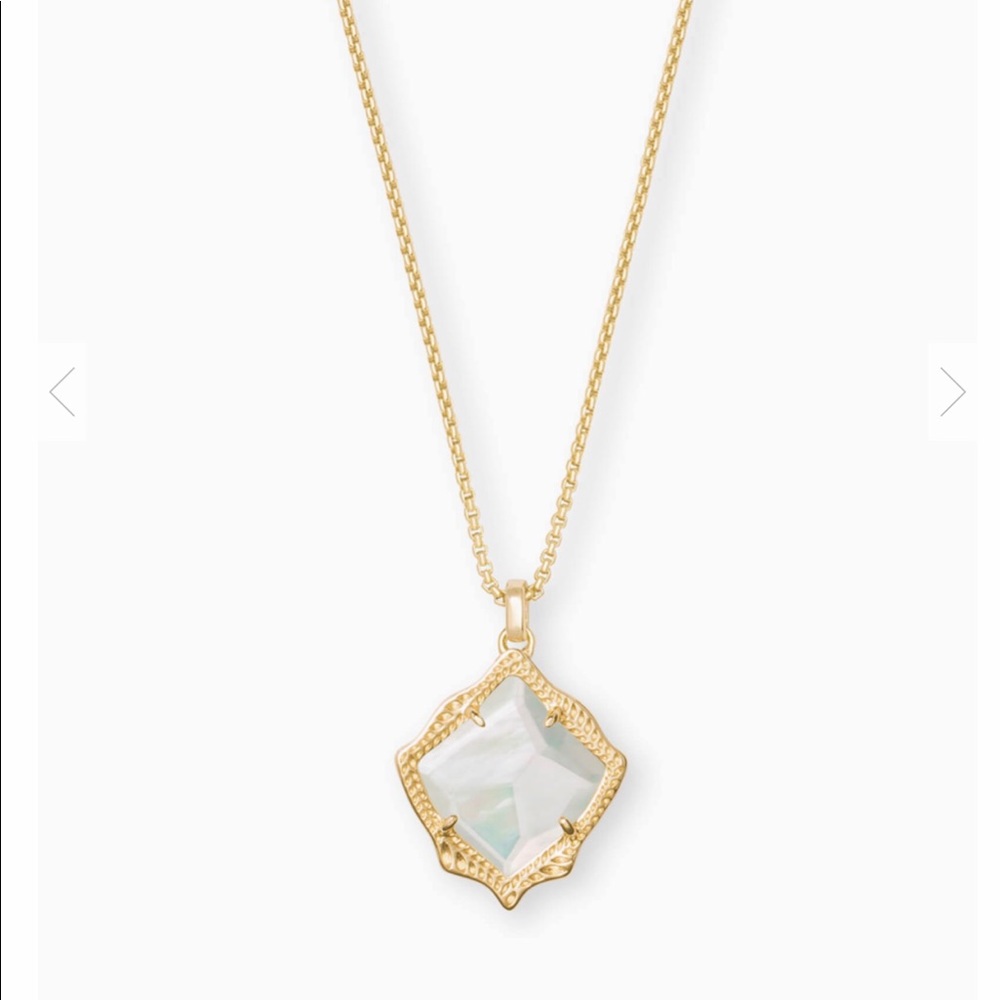Kendra Scott Kasey Necklace w/ Iridescent Pendant